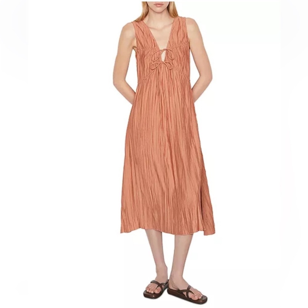 Frame Terracotta Lightweight Dress Small